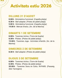 Actividades de Verano