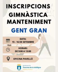 Gimnasia de Mantenimiento Gente Mayor