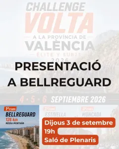 Presentación de la Challenge Volta a la Província de València