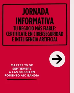 Jornada Informativa - Tu negocio más fiable