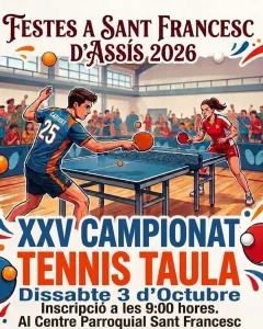 XXV Campeonato de Tenis de Mesa
