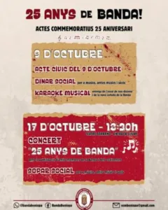 25º aniversario de La Banda de Beniopa