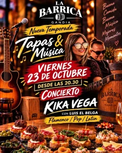Kika Vega con Luis el Belga