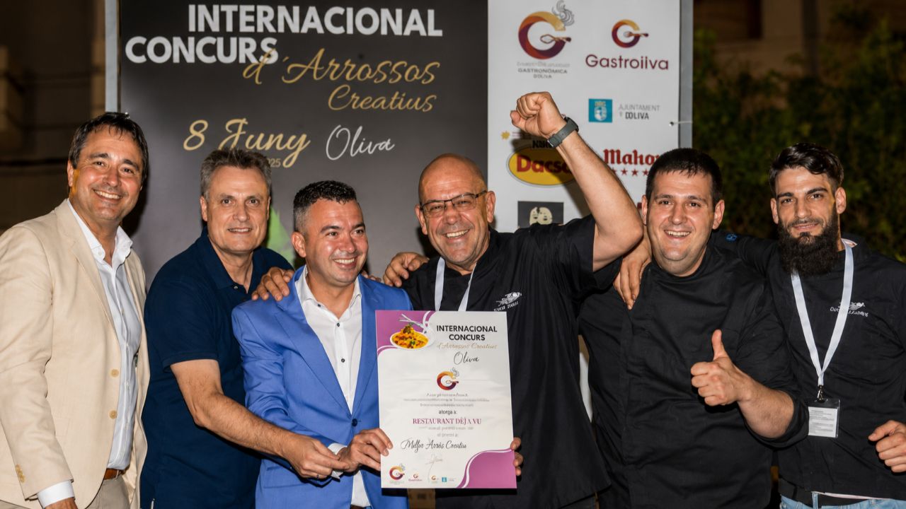 Chef Amadeo se alza con el primer premio del Concurso Internacional de Arroces Creativos de Oliva