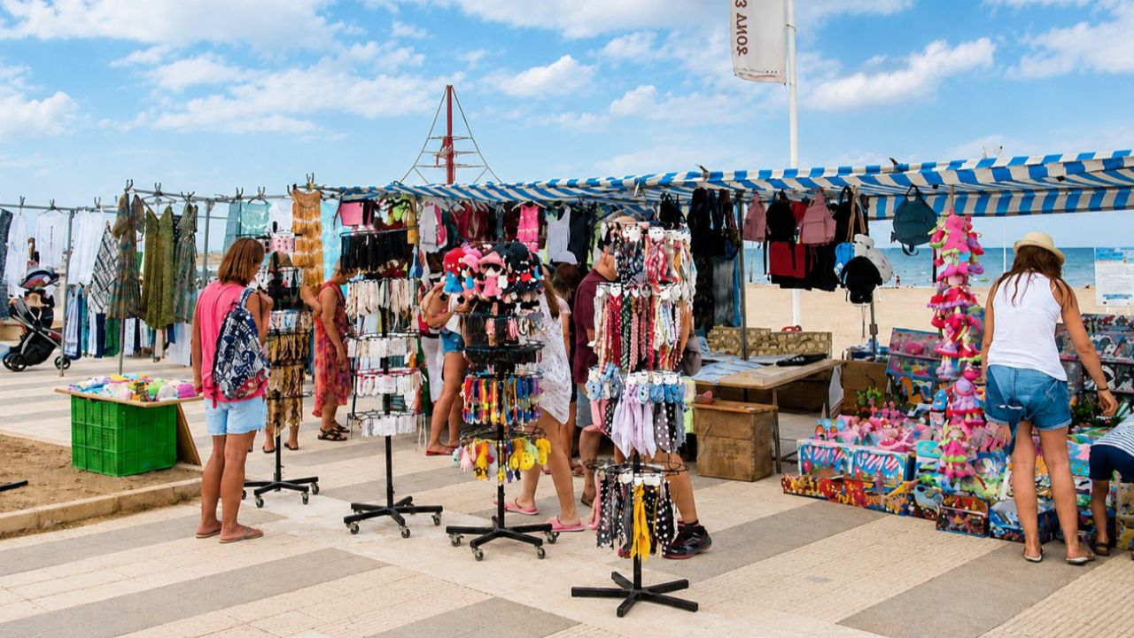 El Mercadillo de la Playa de Oliva abre una nueva edición con más espacios y oferta artesanal
