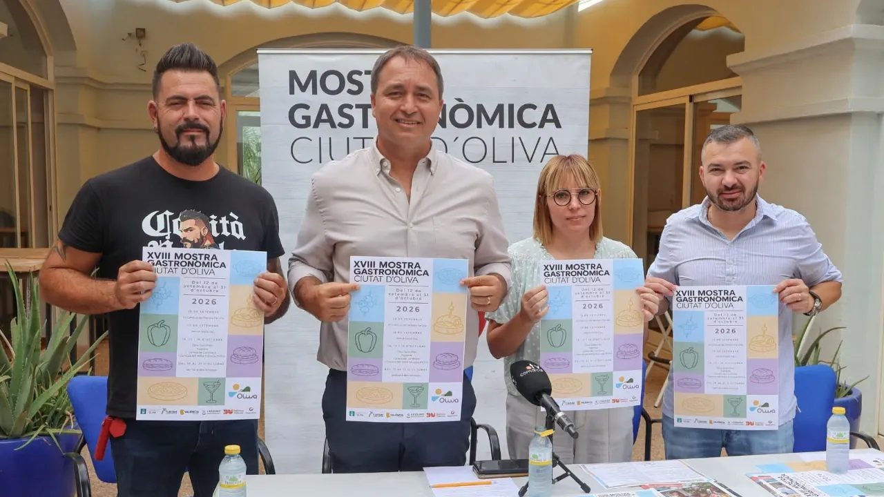 Oliva presenta la XVIII edición de su tradicional Mostra Gastronòmica