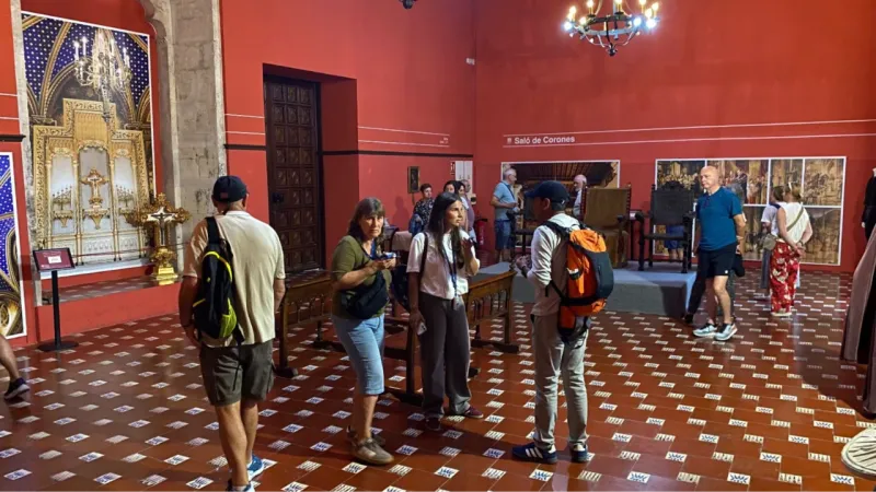 El Palau Ducal instala una exposición que explica las salas cerradas por obras