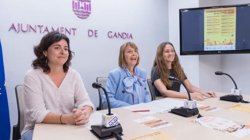 Gandia llena octubre de actividades para cuidar la salud mental y reforzar los vínculos humanos