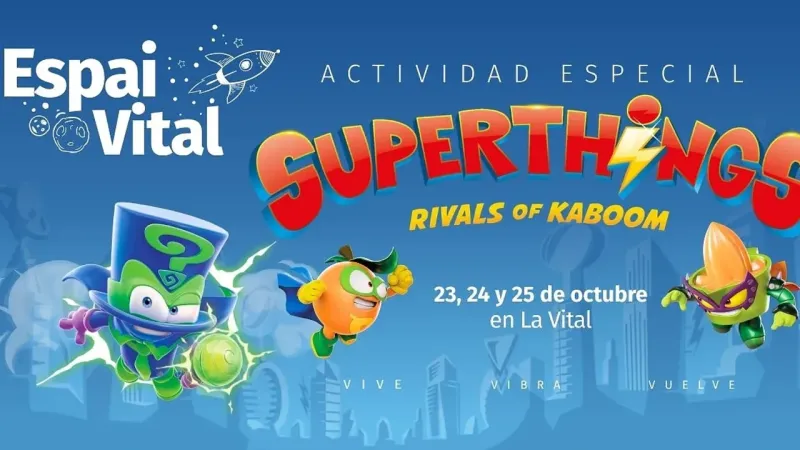 SuperThings llega a La Vital de Gandia con una experiencia especial para los más pequeños
