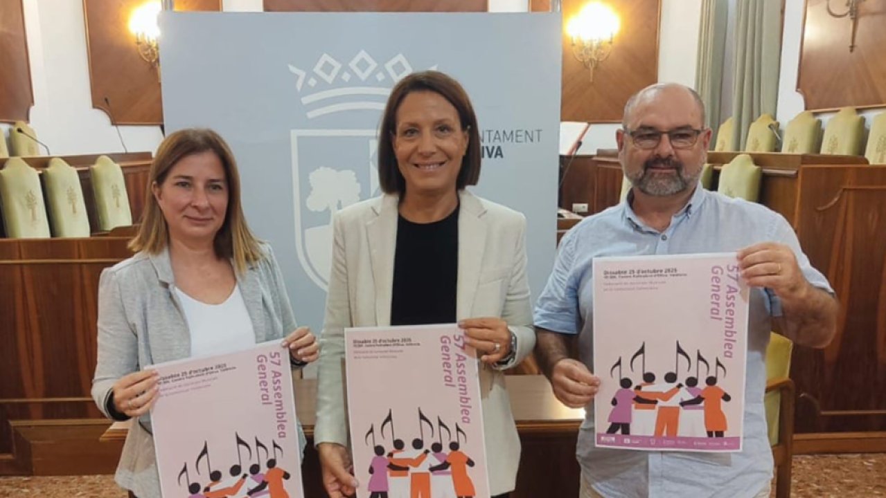 Oliva acogerá la 57ª Asamblea General de la Federación de Sociedades Musicales de la Comunidad Valenciana