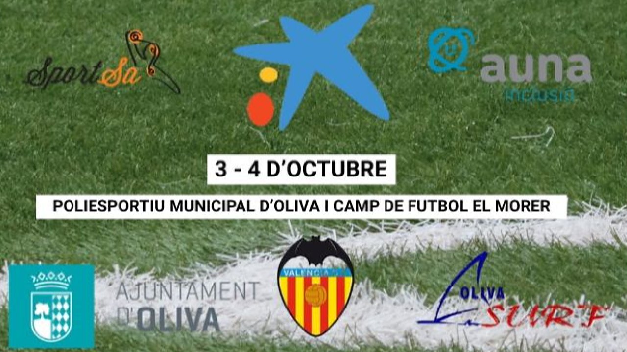 La primera Liga de Fútbol Inclusivo Nacional 2025 tendrá lugar en Oliva